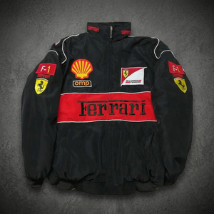 Traje de Carreras de Verano F1 Ferrier A169, Estampado por Transferencia Térmica, % Algodón, Manga Larga Informal para Ciclistas y Motociclistas - Product Image 3