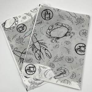 Papier sulfurisé de qualité alimentaire en gros, impression personnalisée, papier d'emballage pour hamburgers - Product Image 2