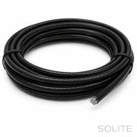 Câble en acier gainé de nylon 7*19 pour équipements de fitness – Câble de protection pour systèmes d'exercice en salle de sport