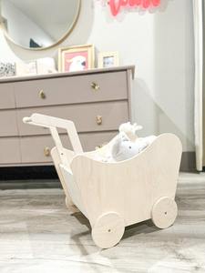 Landau en <span class=keywords><strong>bois</strong></span> au design moderne pour tout-petits, poussette en <span class=keywords><strong>bois</strong></span>, berceau, <span class=keywords><strong>chariot</strong></span> à pousser et <span class=keywords><strong>chariot</strong></span> pour bébé <span class=keywords><strong>de</strong></span> 2 ans, cadeau - Product Image 2