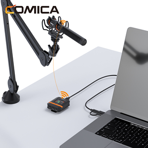 Comica Sản phẩm mới phát hành vm40 Combo Micro shotgun không dây hai kênh siêu cardioid ghi âm phao 48KHz/32 bit - Product Image 5