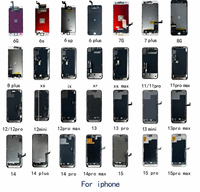 Cocok untuk iPhone 5, 6, 7, 8, X, Xs, Xr, 11, 12, 13, 14, 15, 16 Pro Max dengan Layar Sentuh LCD dan Layar LCD.