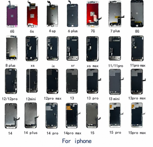 Compatible con <span class=keywords><strong>iPhone</strong></span> 5, 6, 7, 8, X, <span class=keywords><strong>Xs</strong></span>, Xr, 11, 12, 13, 14, 15, 16 Pro <span class=keywords><strong>Max</strong></span> con Pantalla Táctil LCD y Pantalla LCD - Product Image 1