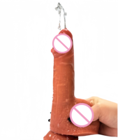 Nouveau Dildo en Silicone Liquide Doux, Jouet Sexuel Manuel Réaliste pour Femmes.