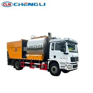 Vente directe usine Shacman Delong 4x2 Camion épandeur synchrone d'asphalte 6000L et de gravier 8000L à vendre - Product Image 6