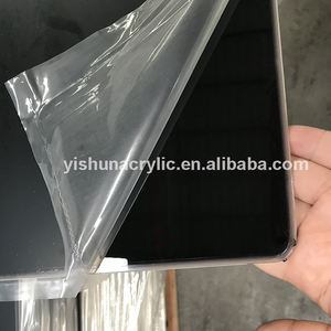 उच्च चमकदार सतह <span class=keywords><strong>4x8</strong></span> फीट 1 मिमी 2 मिमी 3 मिमी काले ठोस रंग प्लास्टिक एक्रिलिक शीट - Product Image 2