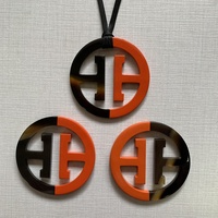Best Seller Pendentif Corne de Vache Personnalisable Bijoux Plaqué Nature Mignon pour les Mariages et les Fêtes Idées de Cadeaux en Gros