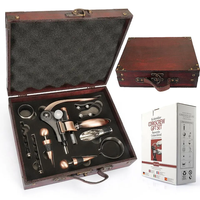 Ensemble cadeau d'ouvre-bouteilles à vin anciens personnalisés, prix d'usine pour Noël et mariage, tire-bouchons et ouvre-bouteilles