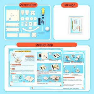 Niños DIY espacio físico STEM Kits satélite órbita GSO rotación ciencia experimento Modelo Educación escuela proyecto conjuntos Juguetes - Product Image 6