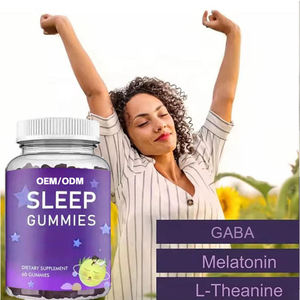 OEM/ODM Suplementos de ayuda para dormir Té verde Gummy <span class=keywords><strong>Natural</strong></span> Sleeping Gummies <span class=keywords><strong>GABA</strong></span> Melatonina L-teanina Ashwagandha Sleep Gummies - Product Image 2