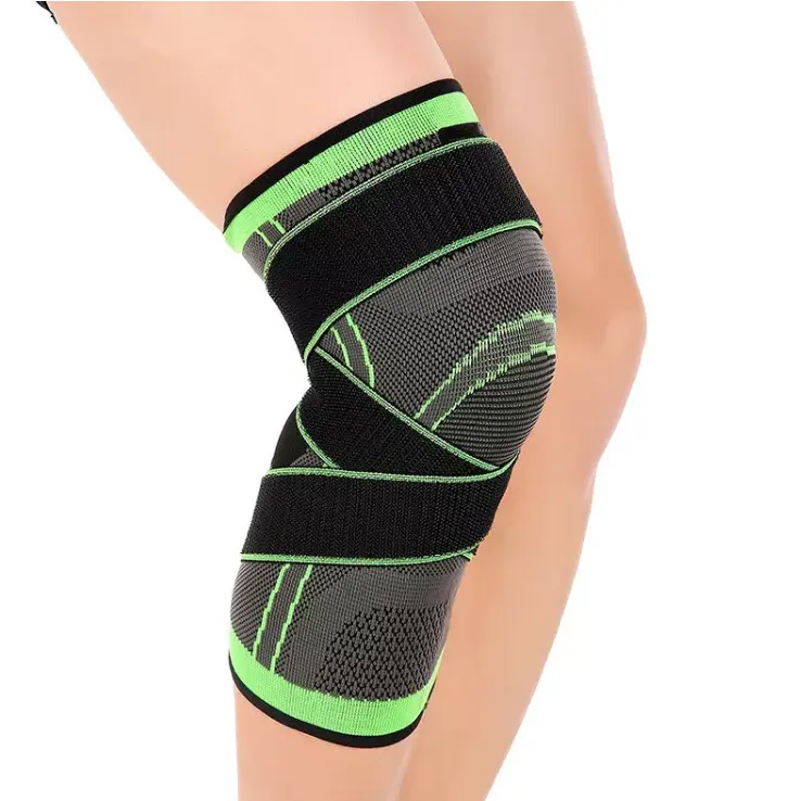 High Quality Nylon Basketball Knee Sleeve Breathable Sports Knee Pads For Running, Hiking, And Basketball