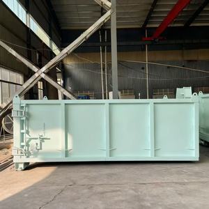 Benne à crochet <span class=keywords><strong>de</strong></span> chantier haute résistance avec porte, conteneur à déchets <span class=keywords><strong>de</strong></span> bonne qualité, benne à déchets à décharge latérale - Product Image 2