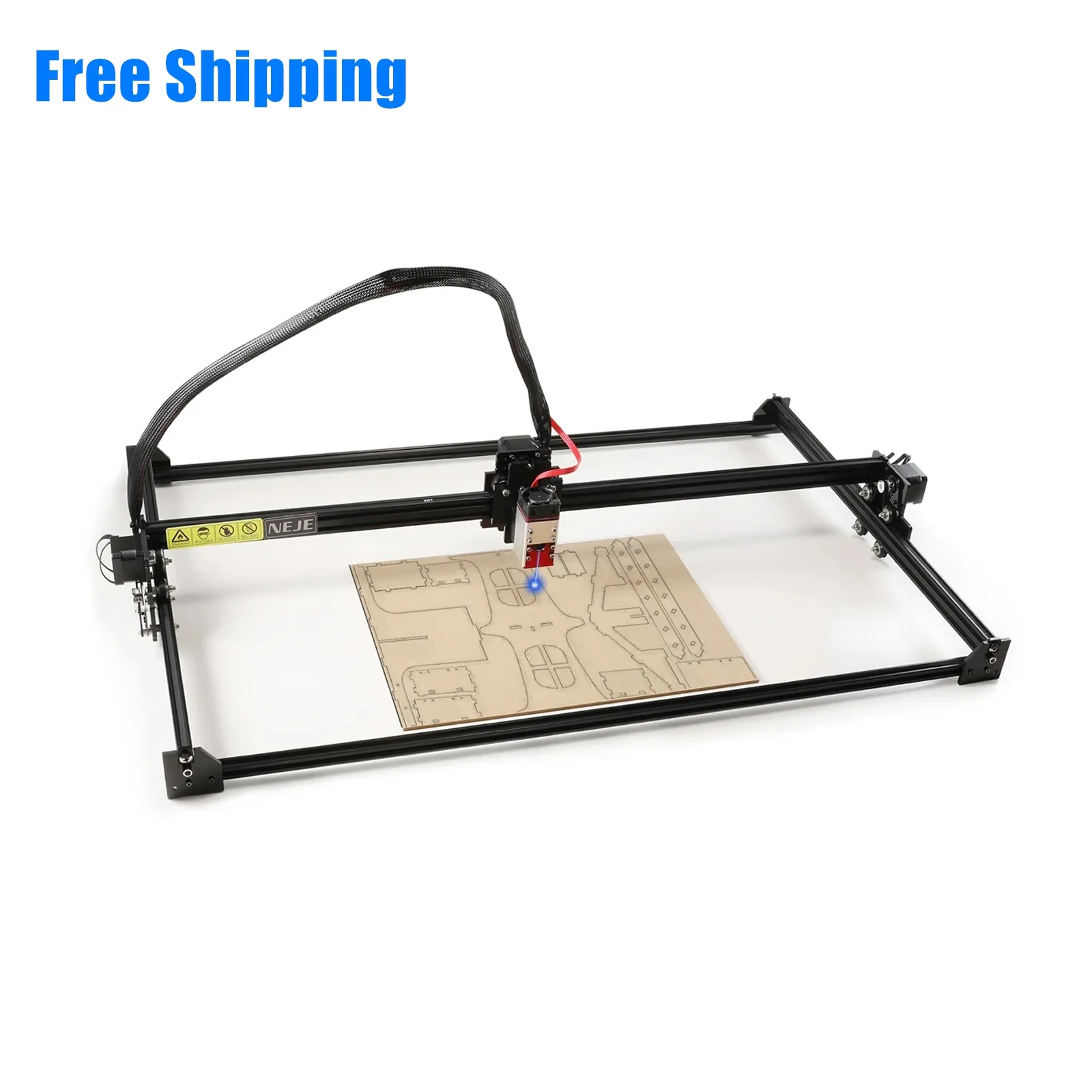 Nga Dropshipping NEJE Master 2S Max 30W 460*810Mm Máy Khắc Laser Với NEJE, LaserGRBL, Phần Mềm LightBurn