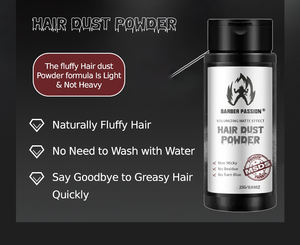 BARBERPASSION 1s-<span class=keywords><strong>polvo</strong></span> para cabello para hombre, Matizante al instante, volumen fuerte, estilismo - Product Image 5