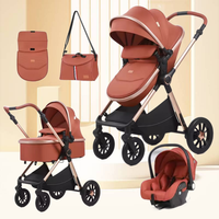 Modèles Para LW. Landau de luxe Poussette Bébé 4 En 1 Poussette Bébé Pliable Landau 3 En 1 Avec Siège Auto