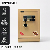 Caja Fuerte Digital Electrónica JYB de 60 cm, Caja de Seguridad de Acero Resistente con Teclado y Doble Llave para Hogar y Oficina
