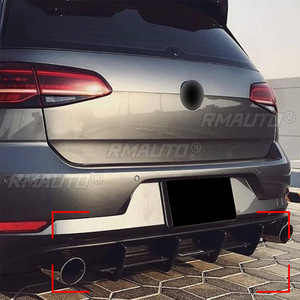 Difusor de Parachoques Trasero Estilo Maxton, Alerón Tipo Bandera, Accesorios de Carrocería para VW Golf 7.5 GTI MK7.5 GTI 2017-2021 Facelift - Product Image 4