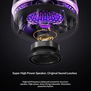 ลำโพงไร้สาย Harman Glass สำหรับ<span class=keywords><strong>เสีย</strong></span>งคุณภาพสูง พร้อมเอฟเฟกต์แสงสีสันสดใส ระบบ<span class=keywords><strong>เสีย</strong></span>งสเตอริโอแบบรอบทิศทาง สำหรับใช้งานกลางแจ้ง ไม่มีรีโมทคอนโทรล - Product Image 2