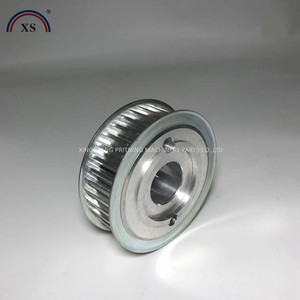 Polea de sincronización de aluminio con 1 ranura para piezas de prensas de impresión - Product Image 3