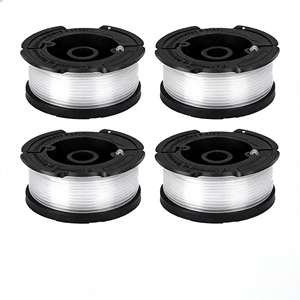 AF-100 4PCS Hilo de repuesto para desbrozadora Black&Decker GH900 LST220 MTC 220 OD 0.065" 1.6mm 30FT AF1003ZP - Product Image 1