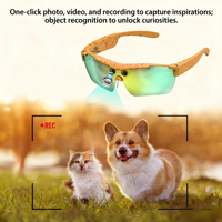Lunettes Intelligentes Gotodo AI 5G avec Caméra OLED, Objectif 12MP, Mémoire Intégrée 32 Go, Design en Plastique, Étanche, Style Sportif Sans Fil