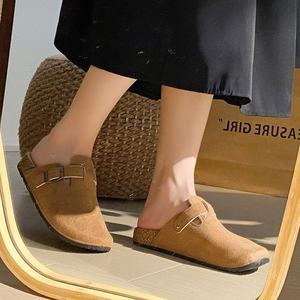 เทรนด์แฟชั่นรองเท้าผู้หญิงปี <span class=keywords><strong>2026</strong></span> รองเท้าสวมแบบสลิปออนพื้นหนา สไตล์เปิดส้น  วัสดุ EVA รุ่นใหม่ ดีไซน์ทันสมัย เหมาะสำหรับใส่กลางแจ้ง - Product Image 4