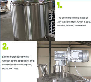 Good Thermal Insulation Performance Milk Cold Cooling <b>Storage</b> <b>Tank</b> Beverage Milk Cooler Machine - Product Image 5