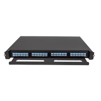 Panel MPO de 24/96 núcleos, caja de terminales de cable óptico, caja de distribución de Red FTTH, Panel de conexión de fibra óptica