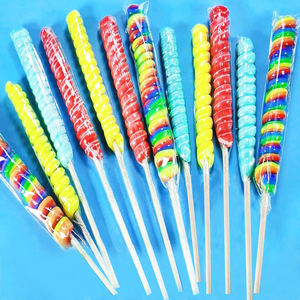 Lecca-lecca Giganti Natalizi Twist Pops Fatti a Mano con Logo, <span class=keywords><strong>Caramelle</strong></span> Halal Dolci, Produttore all'Ingrosso - Product Image 1