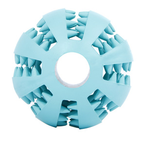 Vente en gros d'accessoires de nettoyage <span class=keywords><strong>pour</strong></span> animaux de compagnie <span class=keywords><strong>ultra</strong></span> indestructibles balle brosse à dents balle de friandises chiens formation de distribution de nourriture jouets à mâcher - Product Image 3