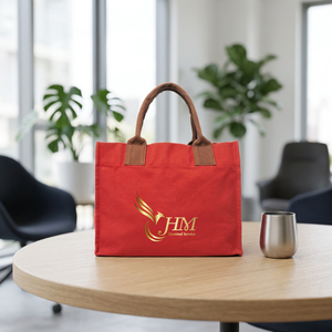 Sac de voyage pour maman Hien Minh Fashion, sac fourre-tout en toile avec logo personnalisé, fermeture éclair, grande capacité, sac de shopping, sac multifonction - Product Image 3