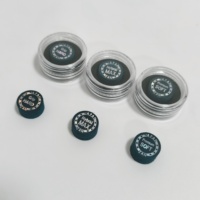 Punta de taco de billar Zan de 14 mm de piel de cerdo en capas, suave, media o dura, para billar, venta al por mayor, suministro para clubes OEM
