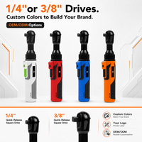 Clé à cliquet sans fil 4V de qualité supérieure, à longue portée, avec embout 3/8 ou 1/4, couple de 3 N.m, batterie de 2000 mAh