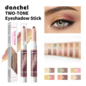 Danchel <span class=keywords><strong>Stick</strong></span> d'ombres <span class=keywords><strong>à</strong></span> paupières <span class=keywords><strong>bicolore</strong></span> pour des looks d'ombres <span class=keywords><strong>à</strong></span> paupières artisanaux, formule modulable, anti-bavures, couleur dégradée, fini scintillant 1,6g - Product Image 6