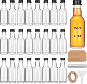 <span class=keywords><strong>Botellas</strong></span> <span class=keywords><strong>de</strong></span> Licor <span class=keywords><strong>de</strong></span> Vidrio Mini <span class=keywords><strong>de</strong></span> 50 ml con Tapas <span class=keywords><strong>de</strong></span> Rosca <span class=keywords><strong>de</strong></span> Aluminio Negro, <span class=keywords><strong>Botellas</strong></span> <span class=keywords><strong>de</strong></span> <span class=keywords><strong>Vino</strong></span> Vacías Reutilizables <span class=keywords><strong>de</strong></span> 1.7 oz <span class=keywords><strong>para</strong></span> Navidad, Cumpleaños, Bodas - Product Image 1