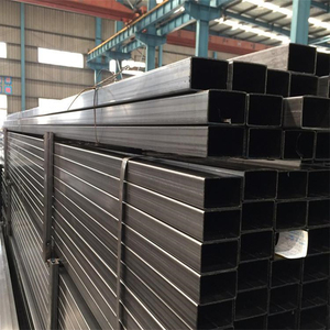 MS đen ống s235jr 20x20mm 25x50mm mạ kẽm sơn vuông hình chữ nhật Ống hàng rào cấu trúc đồ nội thất SHS RHS ống thép - Product Image 3