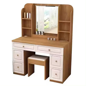 2024 moderno simple tocador de maquillaje espejo de mostrador maquillaje tocador dormitorio habitación de niña pequeño apartamento - Product Image 2