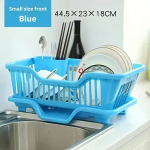 Égouttoir multifonctionnel moderne en plastique pour la cuisine, <span class=keywords><strong>rangement</strong></span> de vaisselle et d'<span class=keywords><strong>assiettes</strong></span>, organisateur ménager de taille personnalisée - Product Image 6