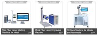 Machine de gravure au laser à fibre à haute précision, longue durée de vie, marquage profond, sans émission vers l'extérieur, avec un cabinet entièrement fermé au laser