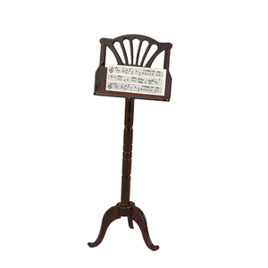 소형 드럼 키트 전자 키보드 악기 스피커 구리 및 목재 모형 인형 가구 장면 축제 선물 - Product Image 6