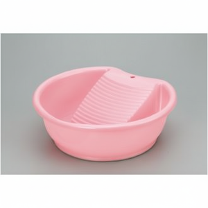 Cesto per biancheria rosa Inomata - Product Image 1