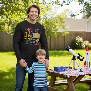 Camiseta de manga larga para papá físico, como un papá normal, solo que más genial, regalo para el Día del Padre - Product Image 3