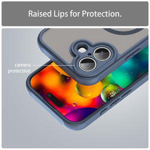 Coque de téléphone mate en TPU à aimant translucide solide pour <span class=keywords><strong>Apple</strong></span> iPhone 17 - Product Image 6