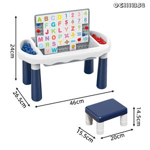 Amusant famille Parent enfant interactif bloc de construction Table à dessin ensemble lettre <span class=keywords><strong>arabe</strong></span> <span class=keywords><strong>classique</strong></span> jouet éducatif pour enfant apprentissage 2025 - Product Image 5