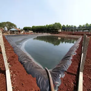Produsen grosir kolam ikan tahan air geombrane 1.5mm garis Dam tebal