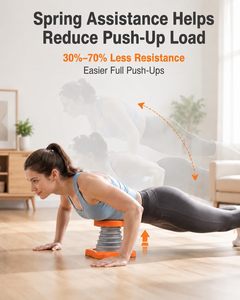 Dispositivo de Asistencia para Flexiones con Resorte, Soporte para Flexiones, Ejercitador Abdominal, Equipo de Fitness para Hogar y Oficina - Product Image 6