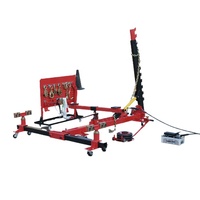 Banc de réparation de carrosserie automobile en métal AOS, équipement d'atelier de carrosserie avec machine à redresser les châssis, table de travail 7000x4000mm, 220V/380V, garantie 18 mois