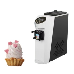 New Restaurant Single Nozzle High Productivity <b>Ice</b> <b>Machine</b> Pump Motor Making Soft Syrup Powder Yogurt Fruit Milk Home <b>Ice</b> - Product Image 3