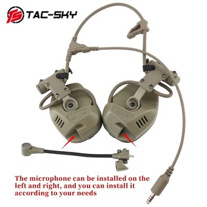 TS TAC-SKY TSRAC <strong>Tactical</strong> ARC Rail Attached Communication Headset Noise Reduction for Fast <strong>Helmet</strong> <strong>Tactical</strong> Headset - Product Image 2