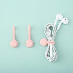 Nouveau enrouleur magnétique Silicone câble de données cordon casque câble organisateur sangle - Product Image 5